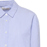 Camicia in cotone a righe con ricamo BRIG001 01374L MC2 SAINT BARTH 