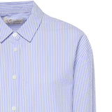 Camicia in cotone a righe con ricamo BRIG001 01374L MC2 SAINT BARTH 