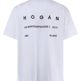 T-shirt con logo KQUB3492020WNR B001 HOGAN 