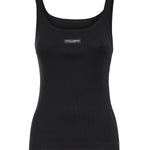 Canotta in cotone a coste F8W45T FU7AVN0000 DOLCE & GABBANA 