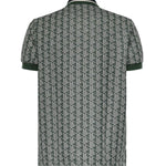 Polo in jacquard con monogramma DH1417 D1R LACOSTE 