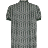 Polo in jacquard con monogramma DH1417 D1R LACOSTE 