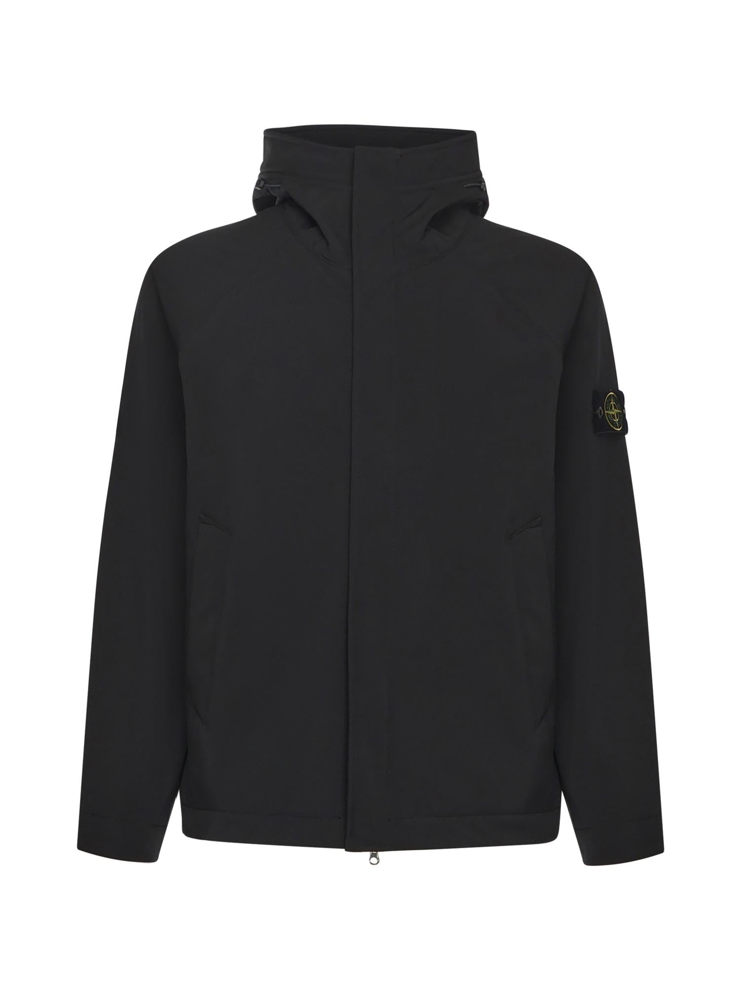Parka con cappuccio e logo K2S15Q100010 S0B22V0029 STONE ISLAND 