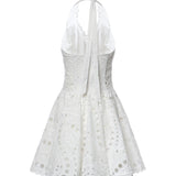 Miniabito Sandlight in cotone 263604 WHITE CHARO RUIZ 