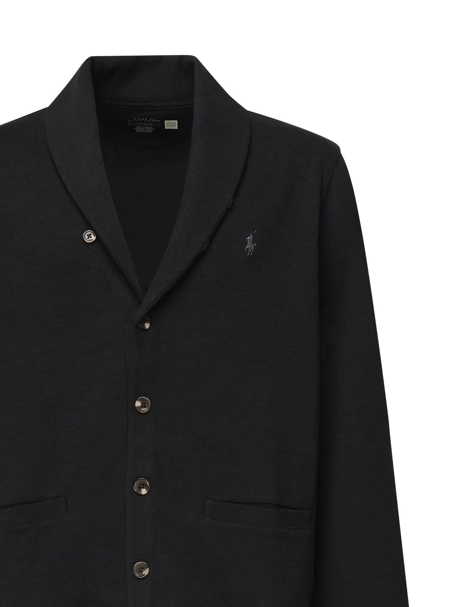 Cardigan in misto cotone con logo 710877008 007 POLO RALPH LAUREN 