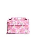 Borsa Kensington in pelle con cristalli 4373598109 PINK KURT GEIGER 