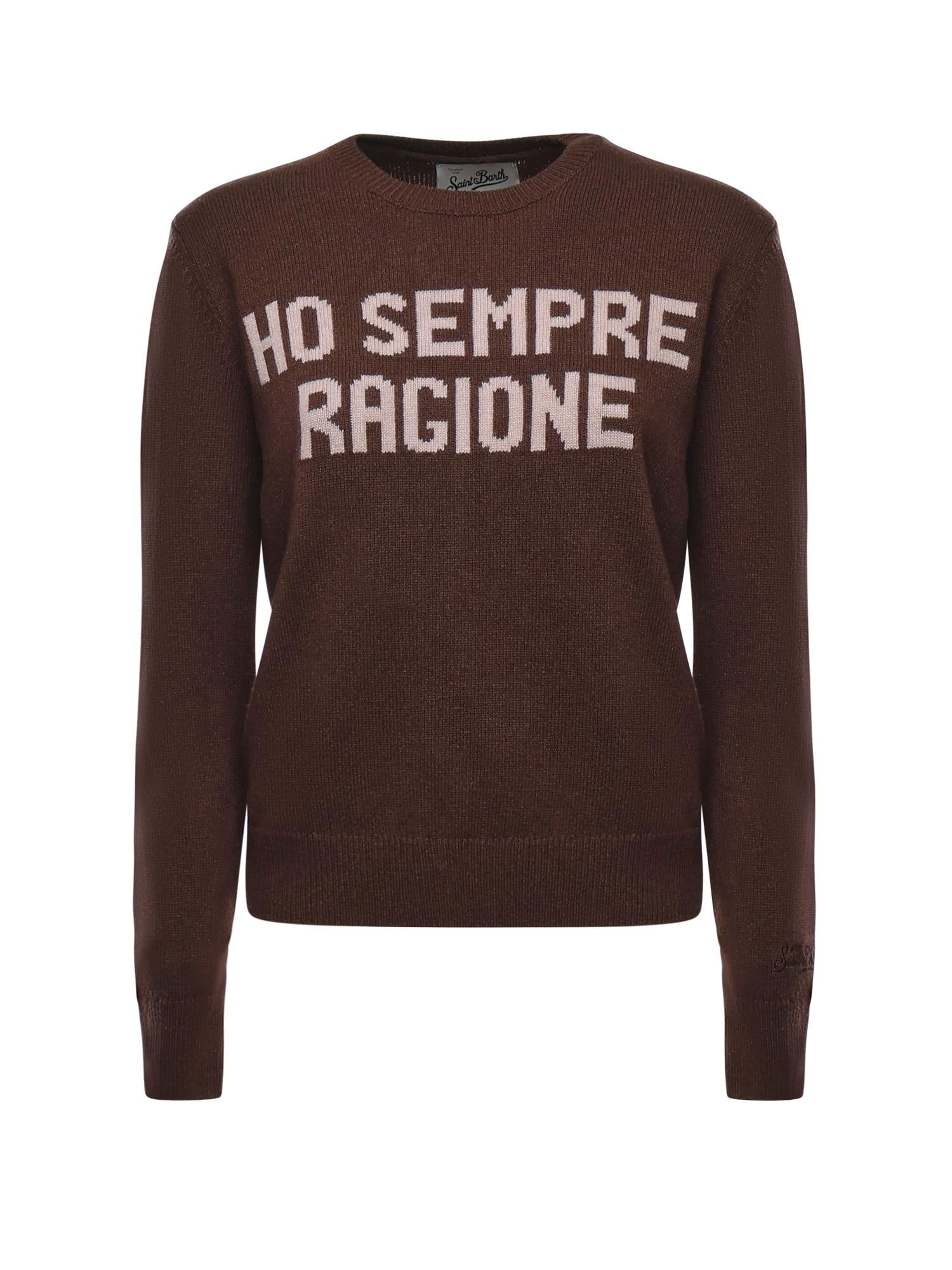 Maglione New Queen in misto cashmere QUE0010 02121I MC2 SAINT BARTH 