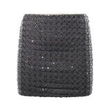 Minigonna con perline 115051 516 ROTATE 