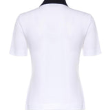 Polo in piquet stretch NPWB252650STDW B001 FAY 