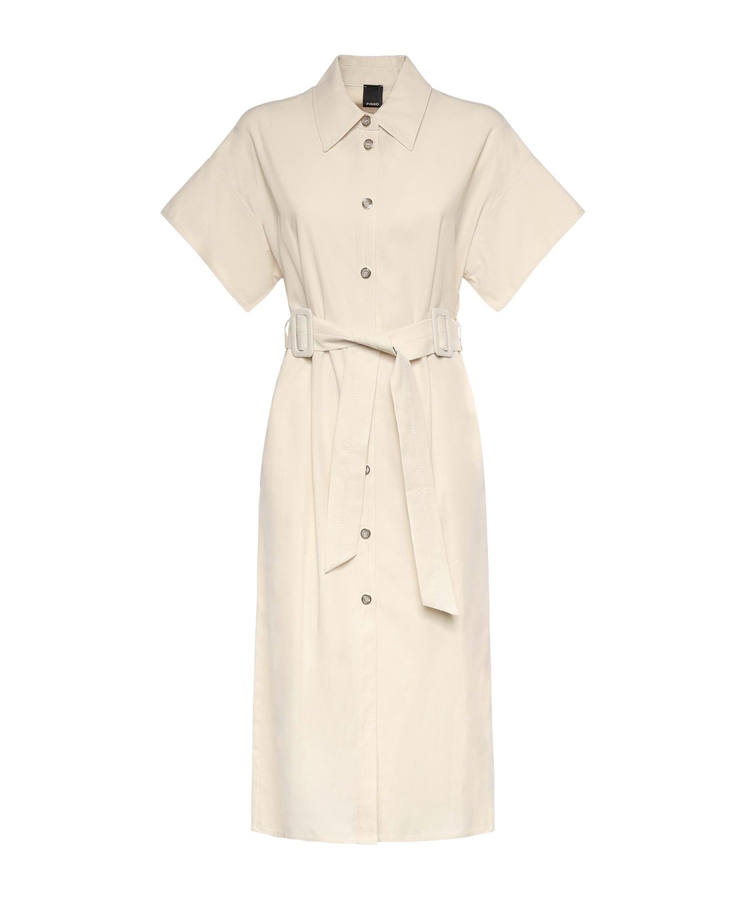 Abito chemisier midi con cintura 106309 A2ERC03 PINKO 