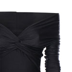 Body Kendall in lycra lucida T190714A TJP062BLACK THE ANDAMANE 