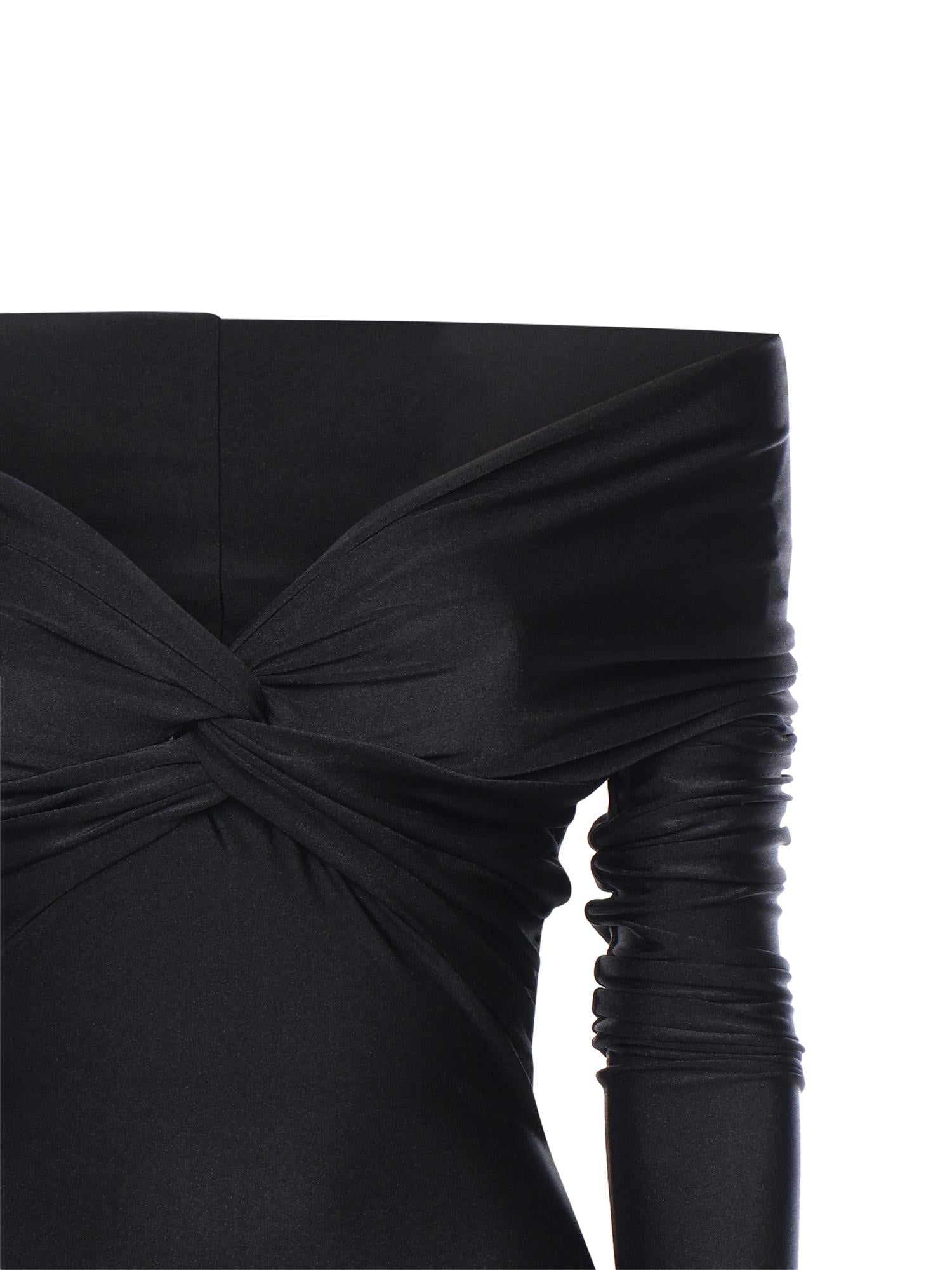 Body Kendall in lycra lucida T190714A TJP062BLACK THE ANDAMANE 