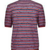 T-Shirt a righe in cotone 811528 V4WU04510 BOTTEGA VENETA 