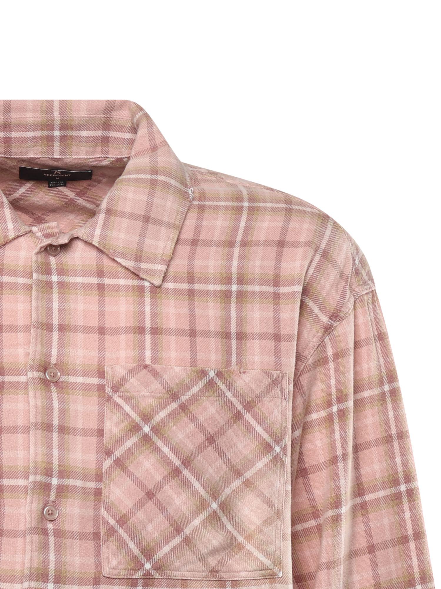 Camicia a quadri in cotone MLM100106 24 REPRESENT 