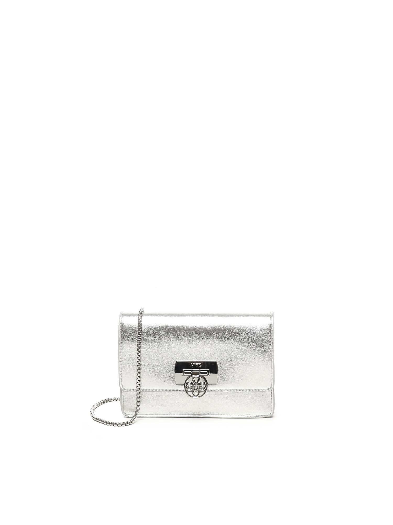 Borsa Party con logo 73BS9F002MET PARTYARGENTO V° 73 