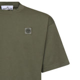 T-shirt con patch Compass in jersey di cotone L1S152100030 S0115V005G STONE ISLAND 