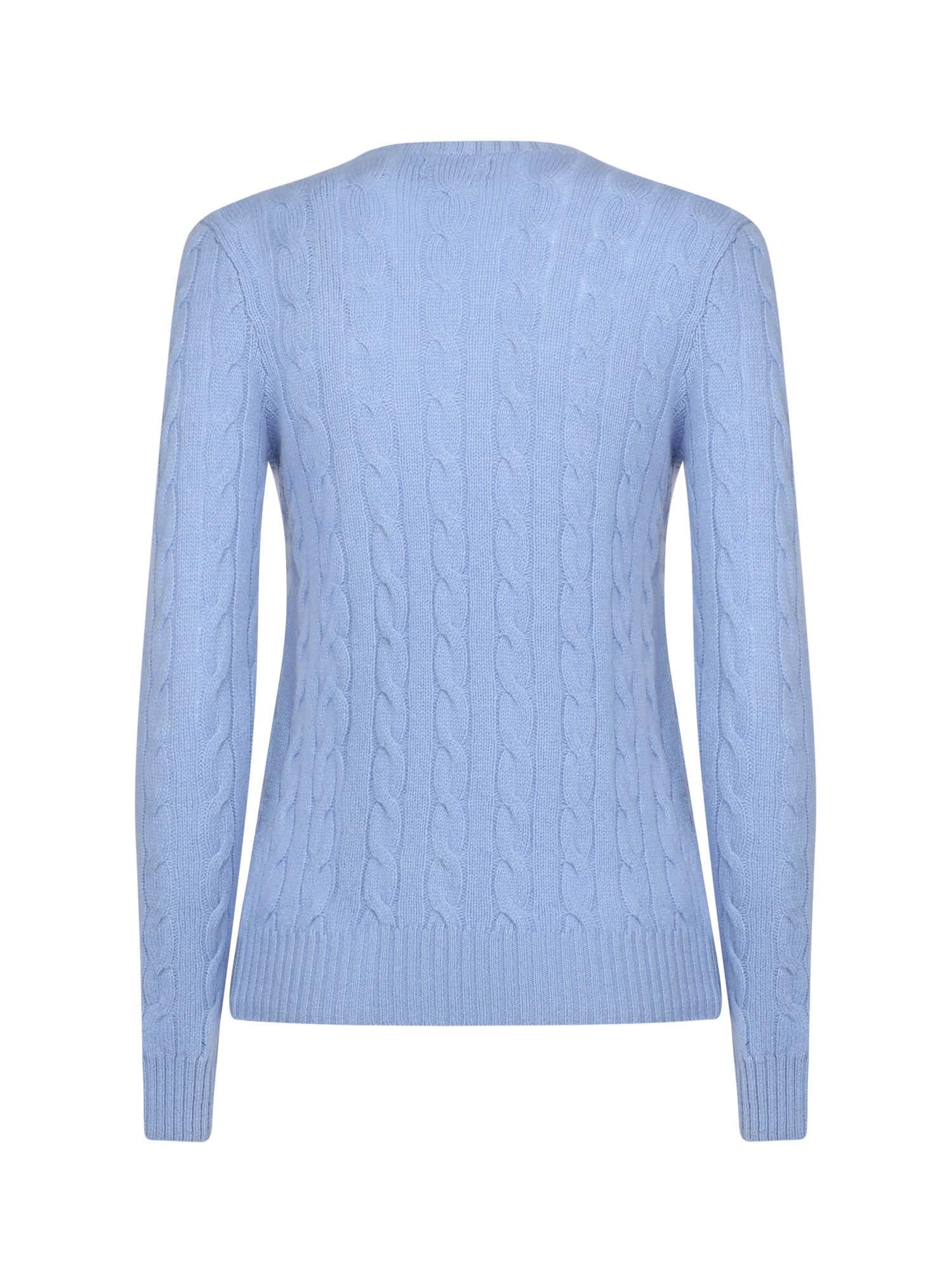 Maglia in lana e cashmere a trecce 211971865 004 POLO RALPH LAUREN 