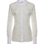 Camicia in tulle e pizzo 106600 A381Z05 PINKO 