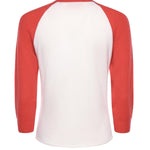 Baseball tee in cashmere W40610JL CREAM/SCARLET GUEST IN RESIDENCE 