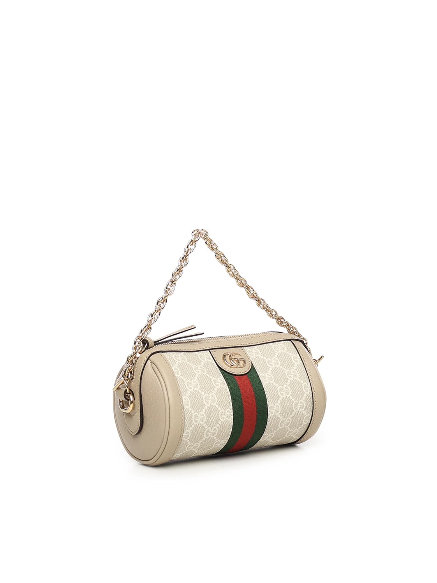 Borsa a cilindro Ophidia mini in tessuto GG 795208 UULAG9682 GUCCI 