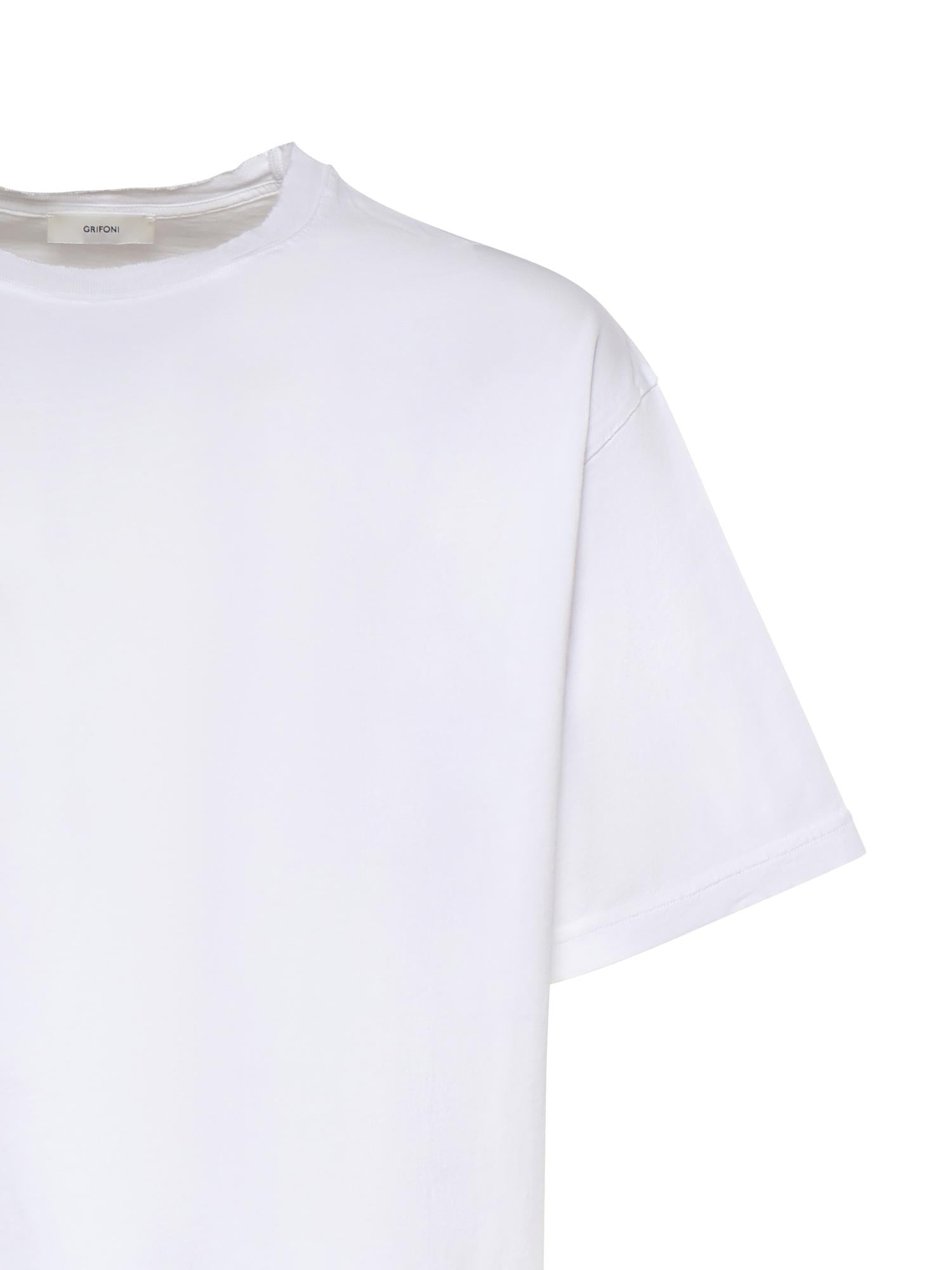T-shirt in cotone G6AB0030 01 GRIFONI 