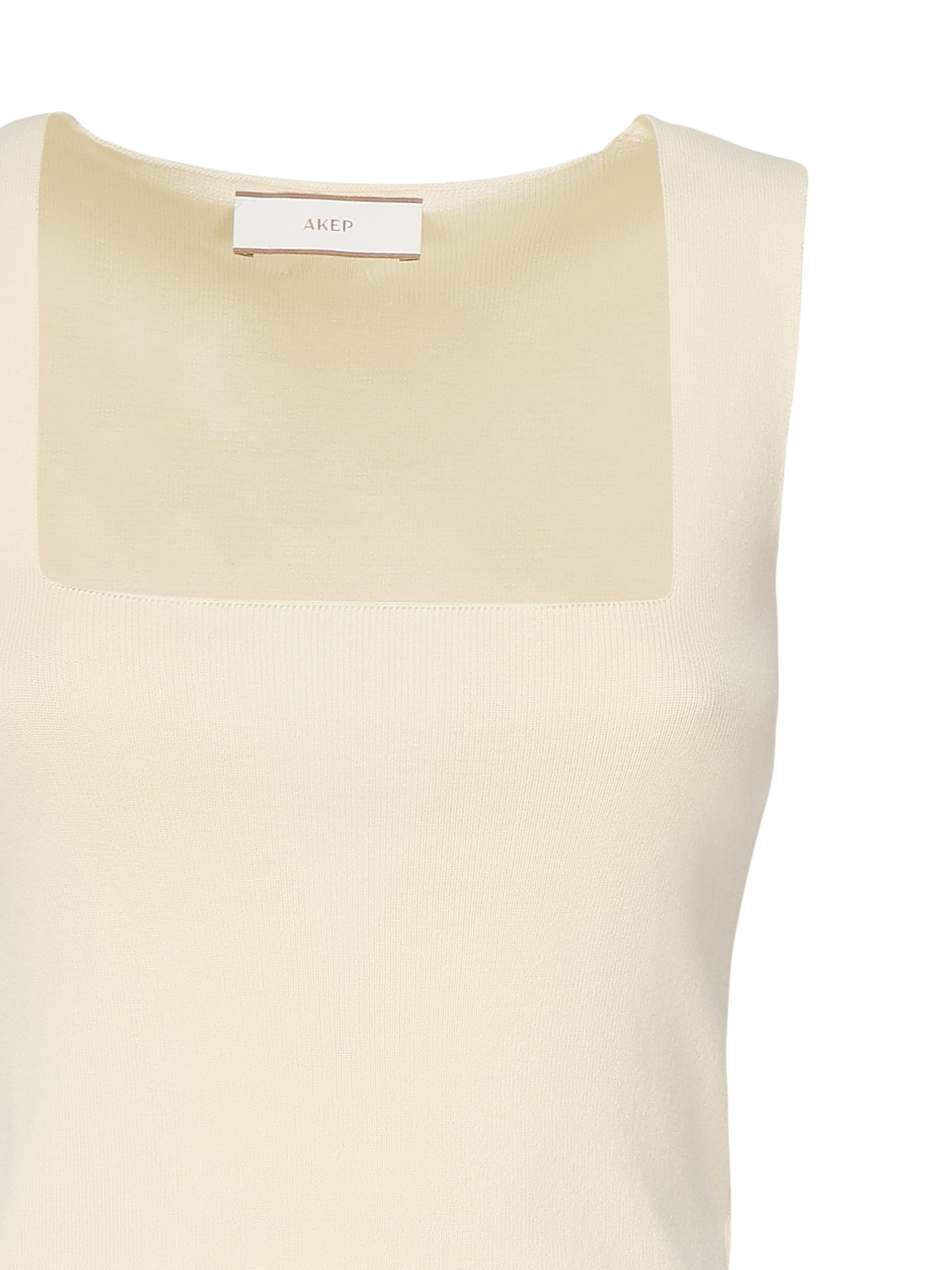Canotta in maglia con scollo quadrato CNKD09014  INSPIRED BY AKEP 