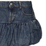 Minigonna in denim di cotone COPJ76F2014 BLU COPERNI 