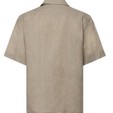 Camicia da bowling in lino M75CAMK09TES0I139 02NN ELEVENTY 