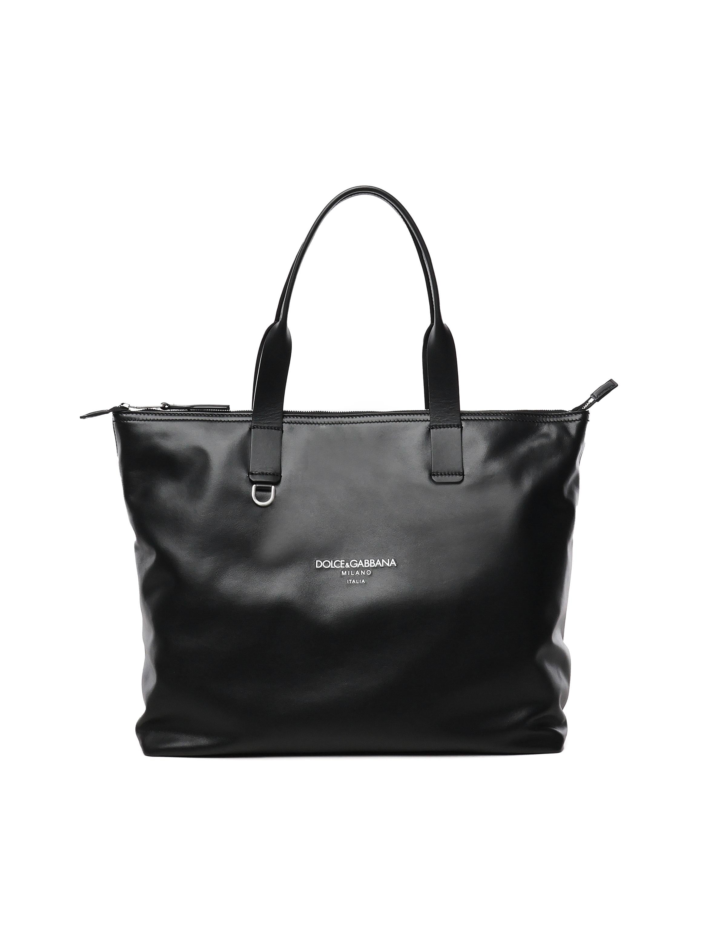 Shopping bag media in pelle di vitello<BR/> BM2375 A6E4880999 DOLCE & GABBANA 