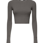 Maglia crop in viscosa crêpe 2511361243600 013 MAX MARA 