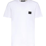 T-shirt in jersey di cotone con logo G8PT1T G7P1BW0800 DOLCE & GABBANA 