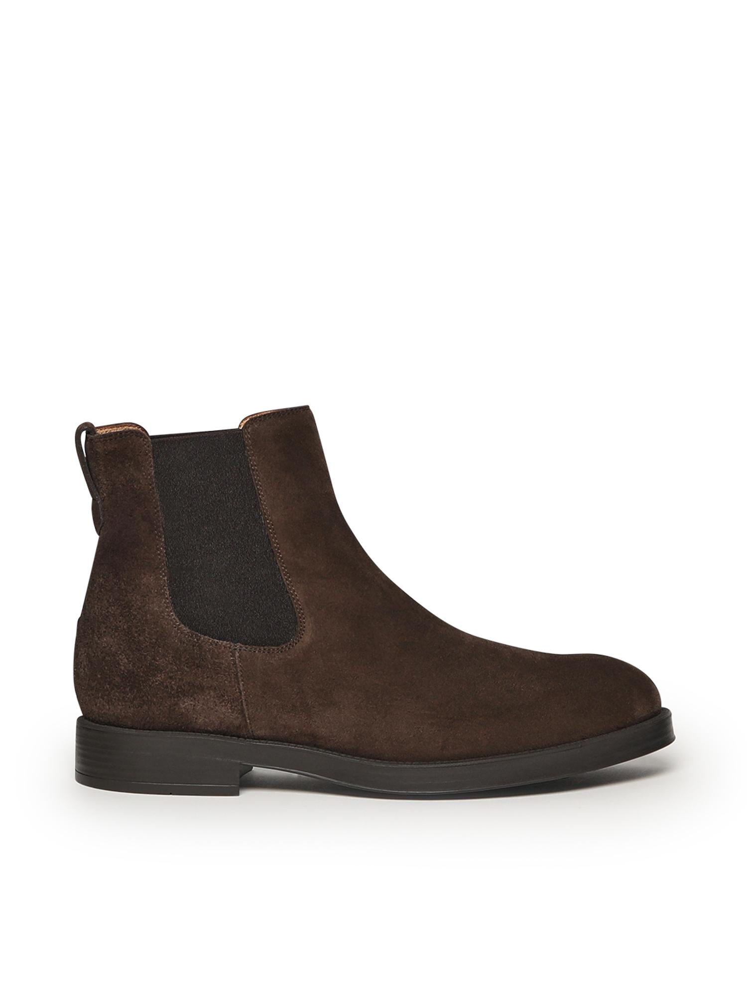 Stivaletto Chelsea in pelle scamosciata<BR/> XXM75L00P20RE0 S800 TOD'S 