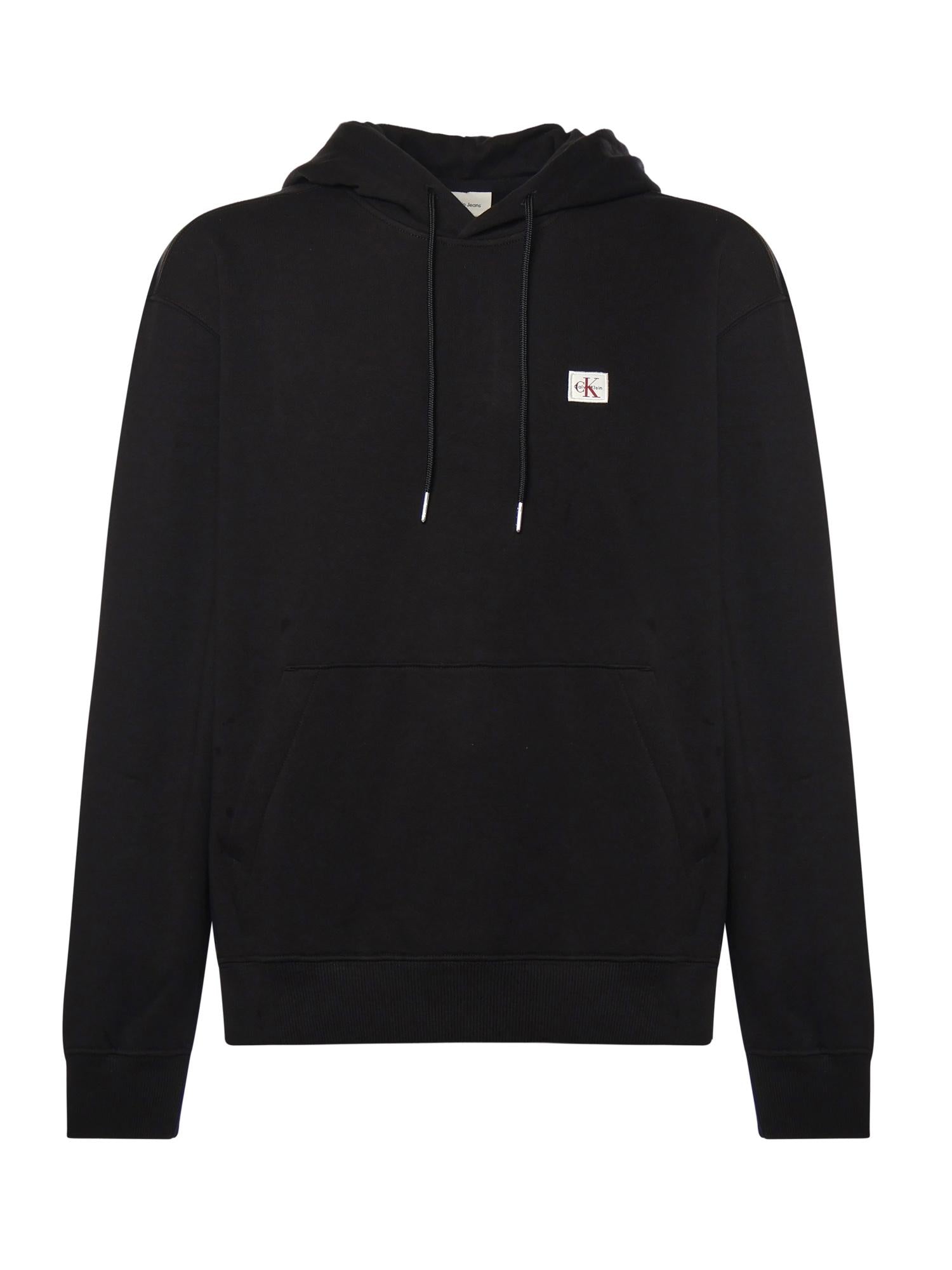 Felpa in cotone con logo LV04RC274G UB1 CALVIN KLEIN 