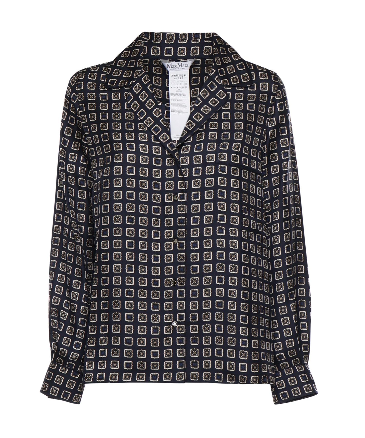 Camicia in seta stampata 2611111131600 002 MAX MARA 