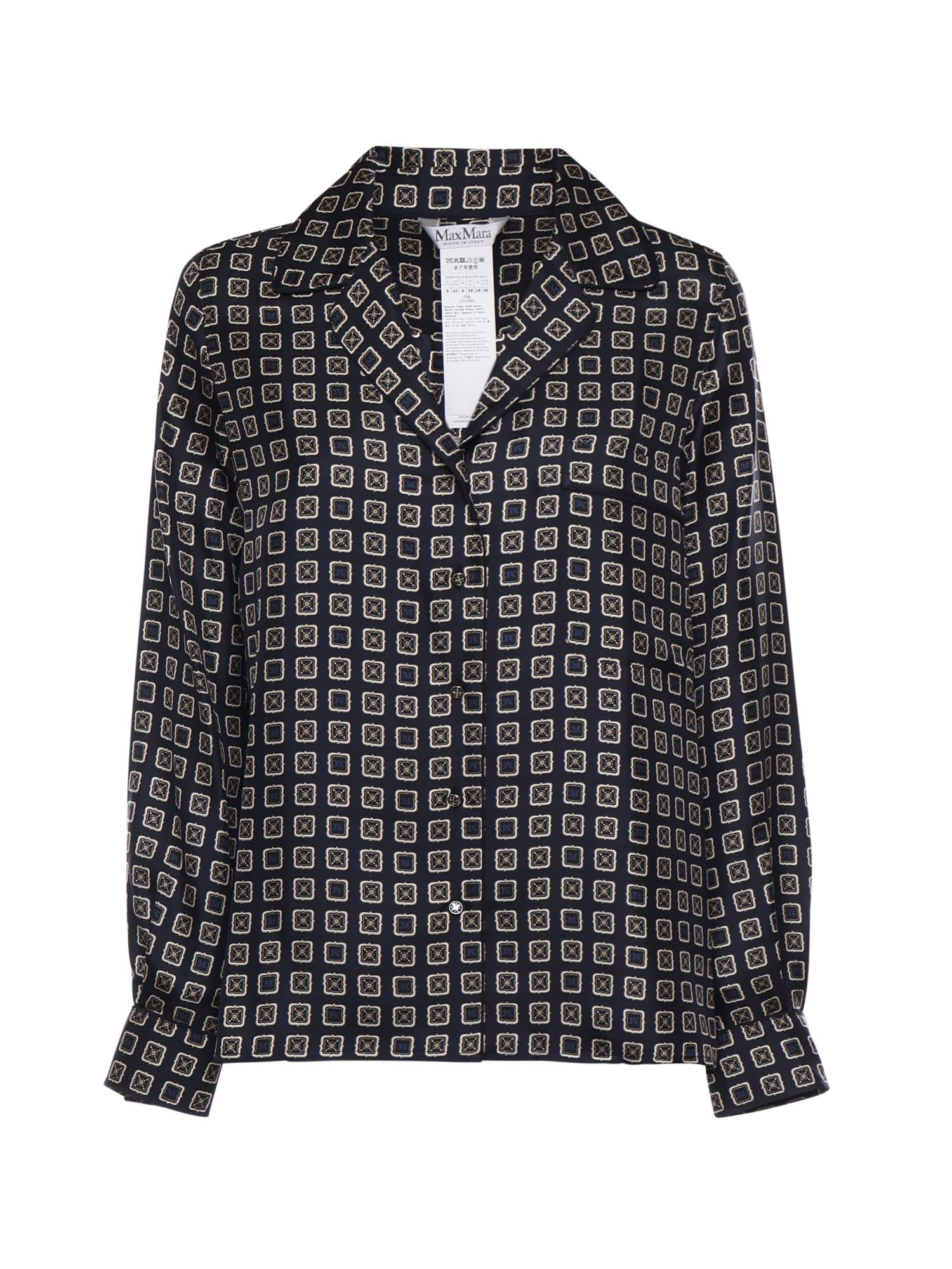 Camicia in seta stampata 2611111131600 002 MAX MARA 