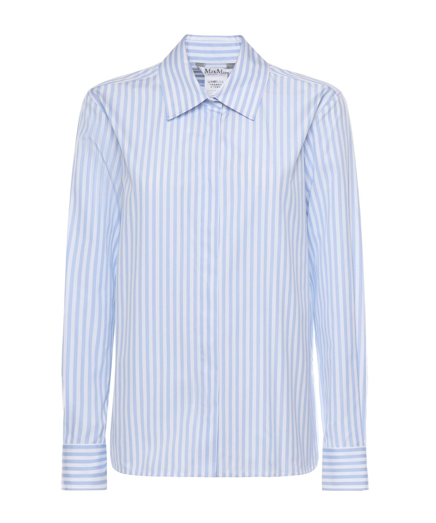 Camicia in popeline a righe 2611111111600 002 MAX MARA 