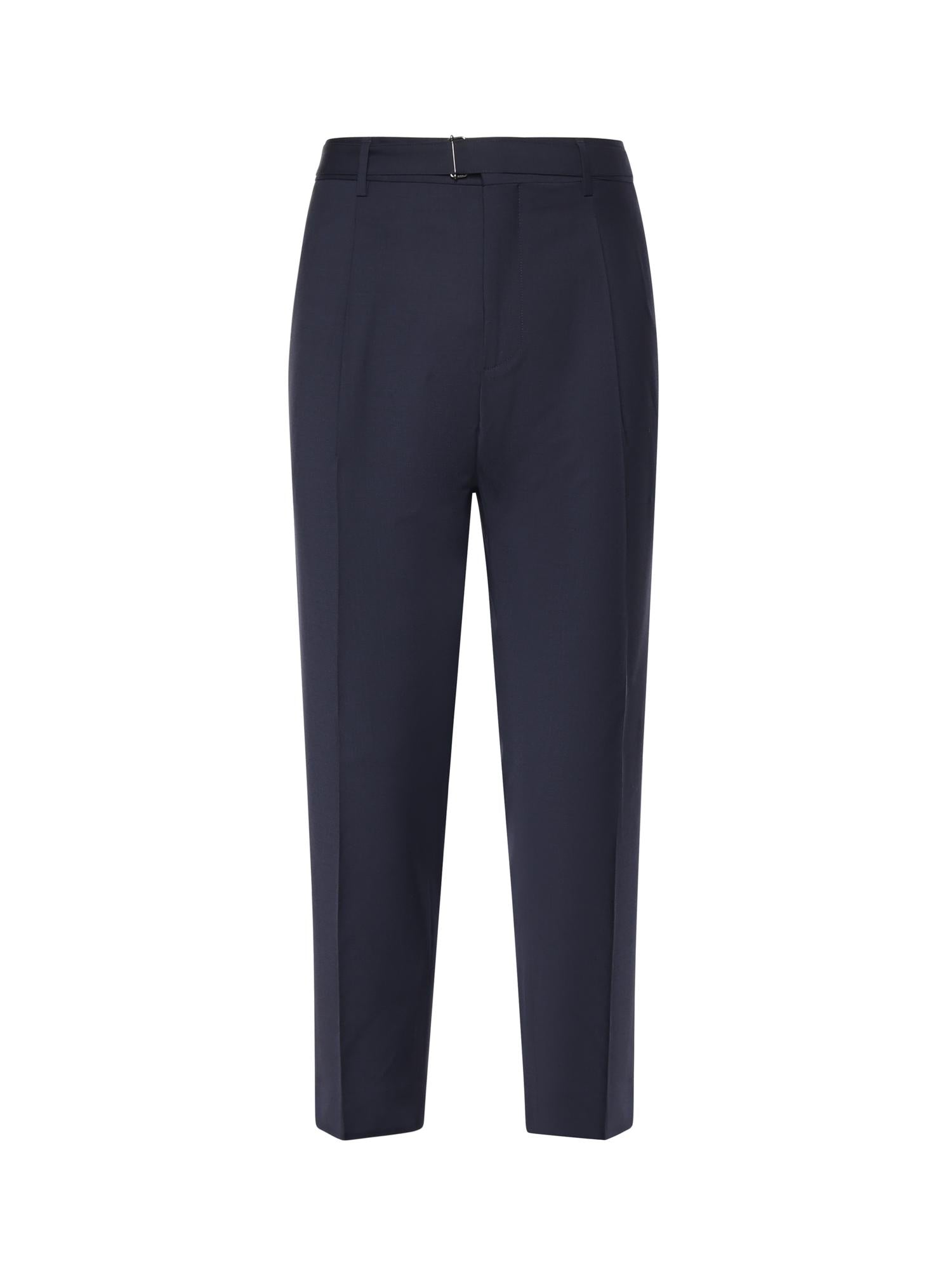 Pantalone Andy in misto lana ANDY TBCMBLU SCURO BE ABLE 