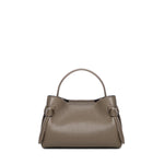 Borsa Gyoza mini in pelle GYOZA MINI PEBBLE GRAIN LEATHER TAUPE YUZEFI 