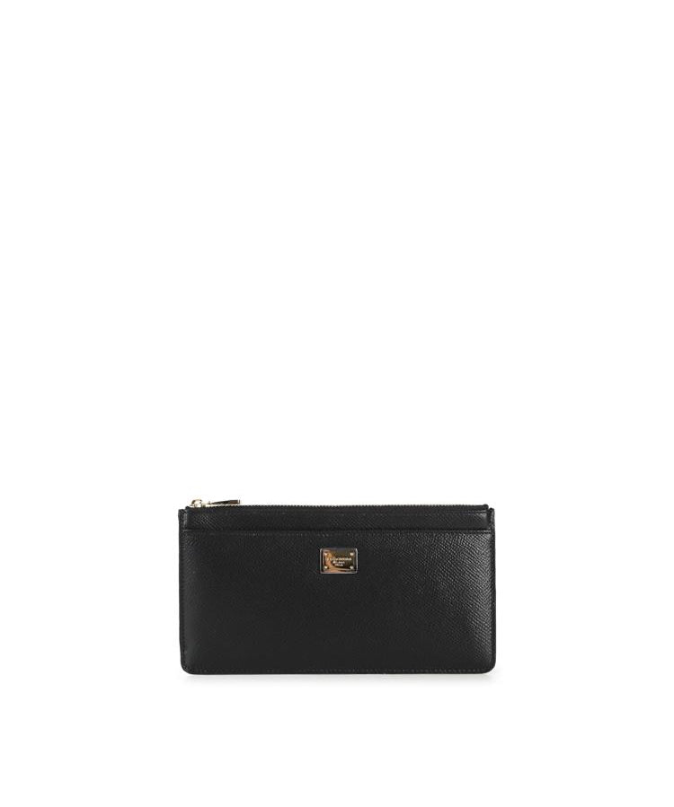 Portacarte in pelle con logo plaque BI1265 A100180999 DOLCE & GABBANA 