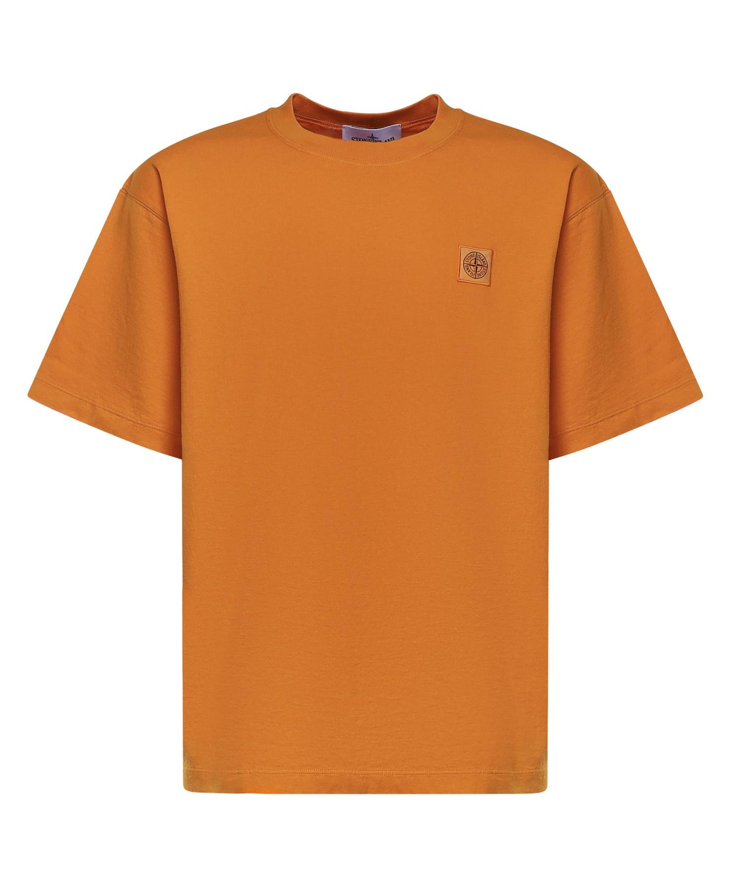 T-shirt con patch Compass in jersey di cotone L1S152100030 S0115V007E STONE ISLAND 