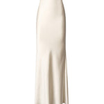 Gonna lunga in raso T170351A TNP229IVORY THE ANDAMANE 
