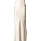 Gonna lunga in raso T170351A TNP229IVORY THE ANDAMANE 