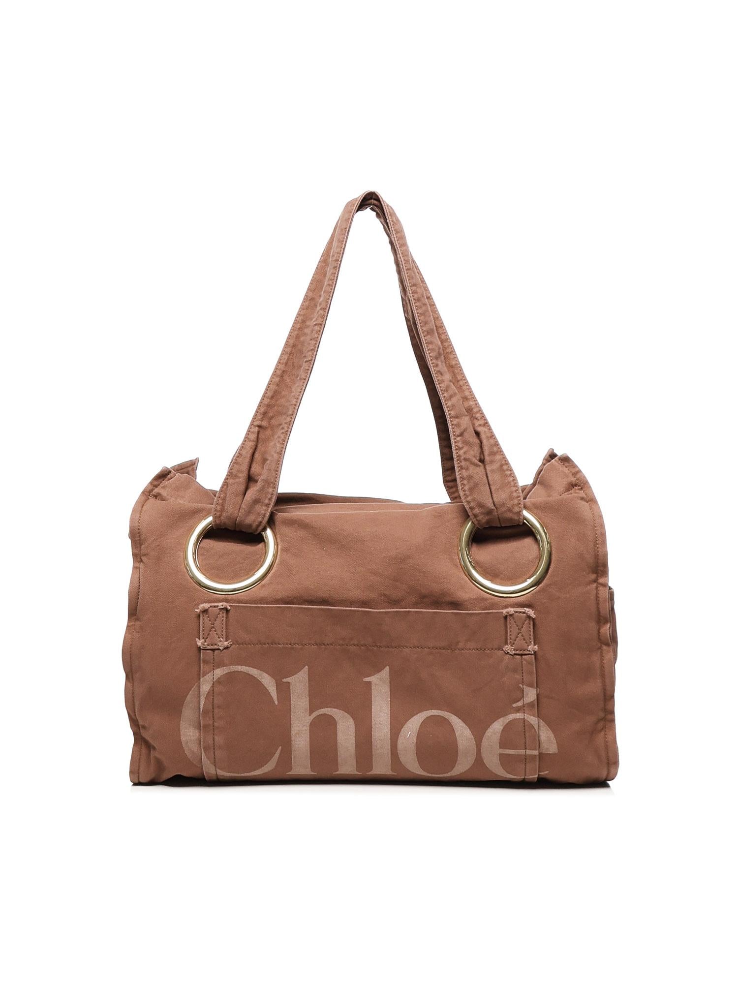 Tote bag Plage in cotone CHC25AS545P10 6L7 CHLOÉ 