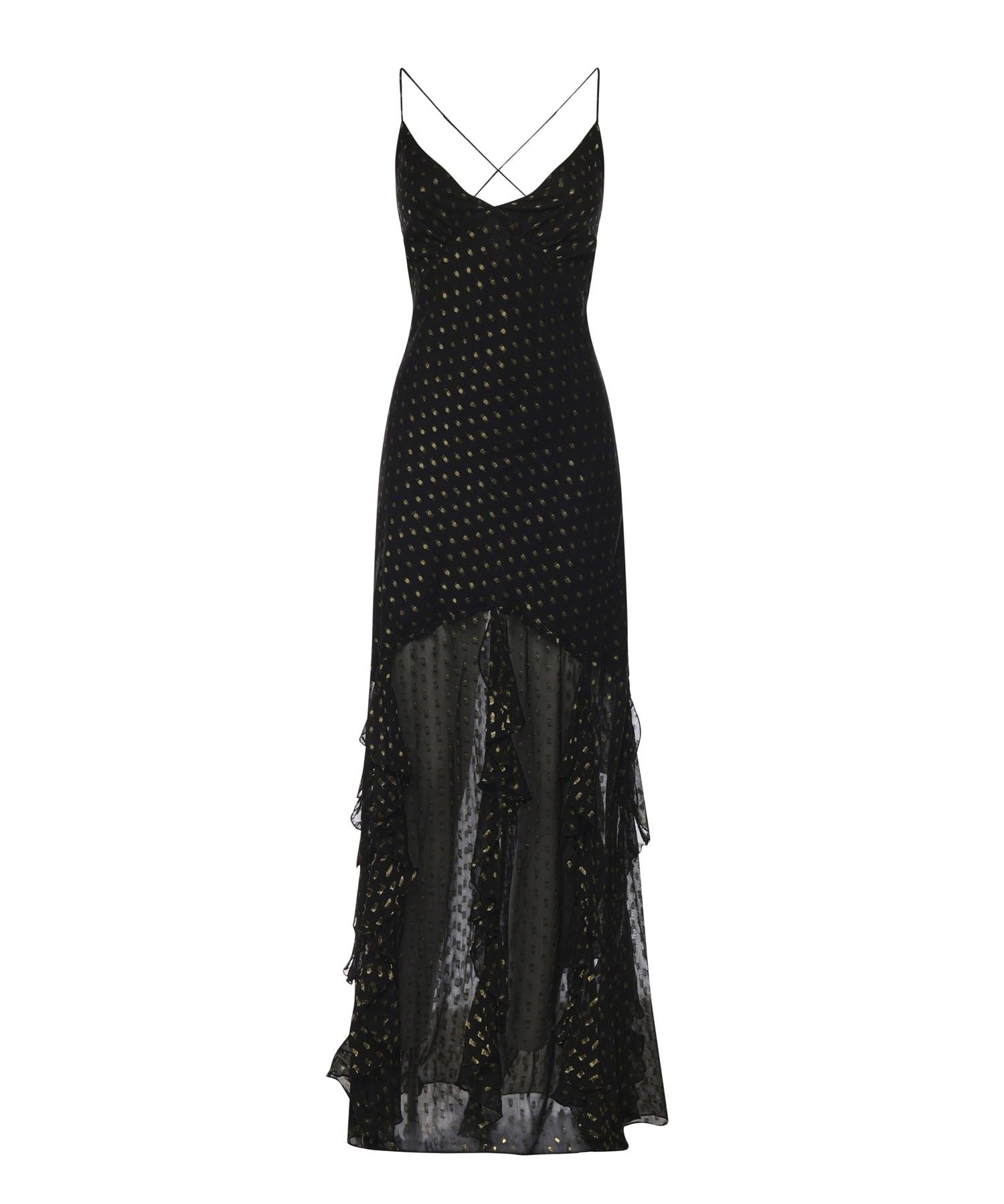 Abito lungo Elea CD4057 BLACK FOR LOVE & LEMONS 
