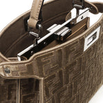 Borsa Peekaboo Small FF jacquard 8BN327 AT14F0EMR FENDI 
