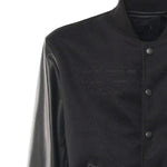 Bomber Varsity in nappa e tessuto VARSITY NAPPANERO GIULIANO GALIANO 