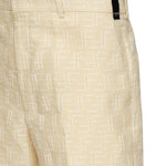 Bermuda in Jacquard FF di lino FB0821 AU6YF0PKL FENDI 