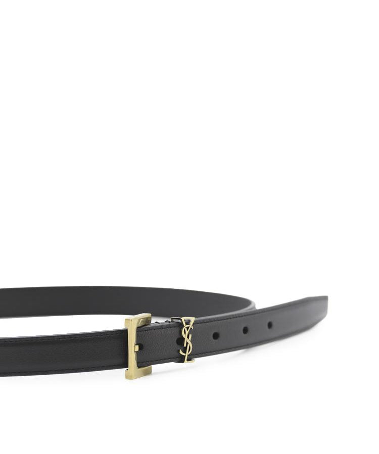 Cintura Cassandre in pelle box 554465 BOO0W1000 SAINT LAURENT 