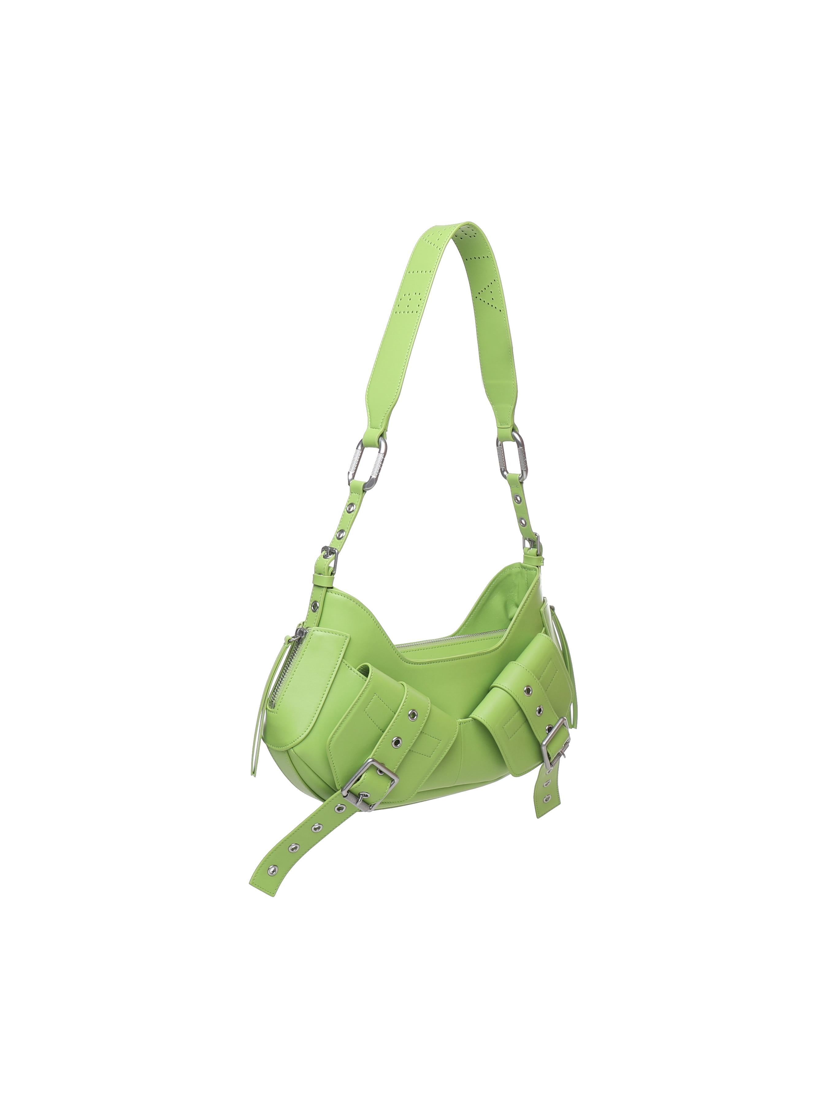 Borsa a spalla Y2K.001 FBBP70001 -VERDE/NIKEL BIASIA 