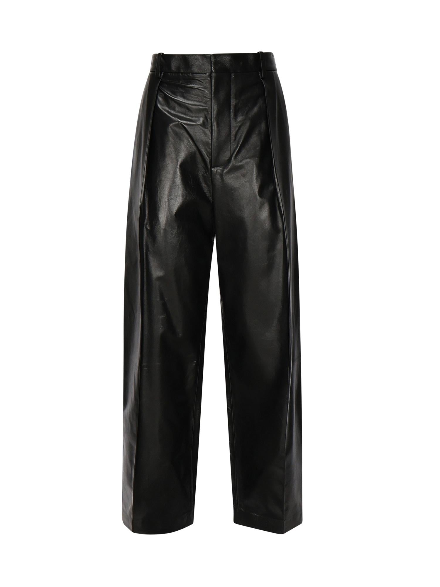 Pantaloni in pelle<BR/> 837502 V5BV01000 BOTTEGA VENETA 